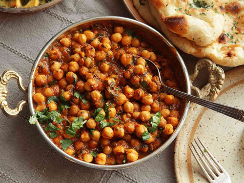 Chana Masala Indian local food چینود