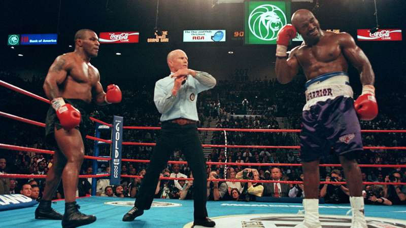 Mike Tyson and Holyfield مایک تایسون و هالیفیلد چینود